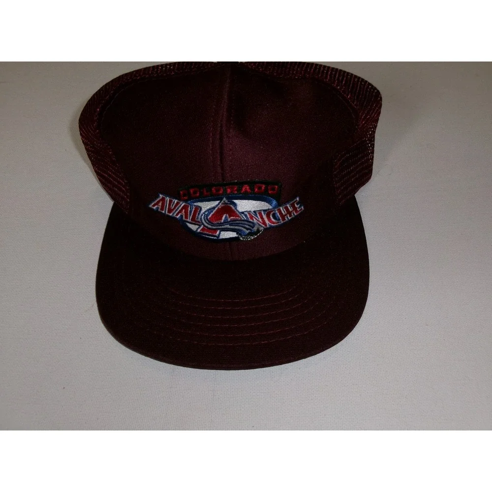 COLORADO AVALANCHE UNIVERSAL 90S SNAPBACK 00S HAT CAP VINTAGE DEADSTOCK H3